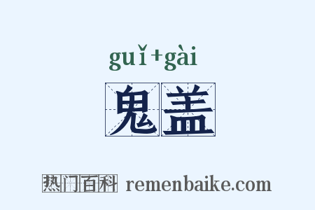 鬼盖是什么意思的图片